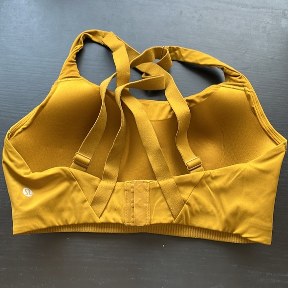 Lululemon Energy Bra High Support, Gold, 36D - Picture 2 of 6